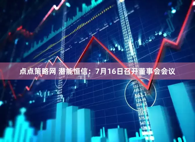 点点策略网 潜能恒信：7月16日召开董事会会议